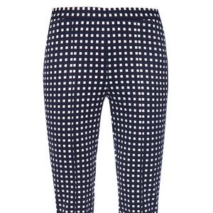 Navy checkered pants